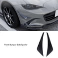 thumbnail image 3 of 2 Pcs Front Bumper Side Spoiler Sporty Look Increase Stability Car Front Bumper Splitter Replacement for Miata ND 2016 Onwards, 3 of 7