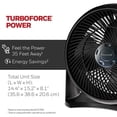 thumbnail image 2 of Honeywell HT908CV1 TurboForce® 10" Floor Fan, 2 of 9
