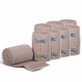 thumbnail image 1 of 5' Feet x 3" inch Elastic Compression Wrap Bandage w/ Clips, 8 Rolls, 1 of 1