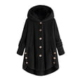 thumbnail image 1 of LSLJS Womens Oversized Hoodies Sweatshirts Fuzzy Fleece Pullover Outerwear Loose Cardigan Wool Coat Winter Jacket, 1 of 7