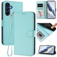 thumbnail image 1 of GANGXUN Wallet Case for Samsung Galaxy A17 – Magnetic Closure, RFID Blocking, Wrist Strap, Wireless Charging Compatible, 1 of 6