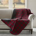 thumbnail image 3 of Woolrich WR50-1780 Check Quilted Throw 50x70" Red,50x70", 3 of 3