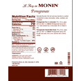 thumbnail image 5 of Monin Premium Pomegranate Syrup, Tart & Tangy Antioxidant-Inspired Fruit Mixer, 750 mL (25.4 oz) Glass Bottles, Professional Bulk Case of 12, 5 of 5