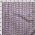 thumbnail image 3 of oneOone Georgette Viscose Fabric Argyle Style Ikat Printed Craft Fabric BTY 42 Inch Wide, 3 of 4