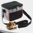 thumbnail image 4 of GROWTH TANK Hamster Carrier Outgoing Pouch with Removable Mat Shoulder Bag Guinea Pig Travel Gray, 4 of 9