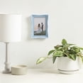 thumbnail image 2 of DesignOvation Pavella 4" x 6" Sky Blue Decorative Tabletop Picture Frame, 2 of 9