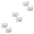 thumbnail image 2 of kurtrusly 10pcs Polyester Style With These Durable And Lightweight Cufflinks Versatile Accessories Cuff Links white 3Set, 2 of 6