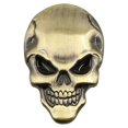 thumbnail image 1 of Unique Bargains Metal Skeleton Skull Bone Style Car Emblem Badge Decal 3D Sticker Decor, 1 of 2