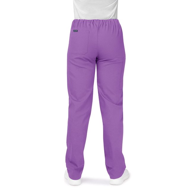 Adar Universal Unisex Scrub Set - Unisex V-Neck Scrub Top & Tapered Drawstring Scrub Pants