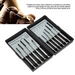 11pcs Précision Mini Jeu tournevis Montre Vis Alliage Outils Kit Snap sur poignée dure Jeu tourne Vis sur tournevis 60 en 1 Jeu de tournevis de téléphone Jeu de visseuse de petite batterie