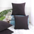 thumbnail image 4 of Unique Bargains Housse de Coussin Décorative à Rayures Maïs en Polyester, 4 Pcs, pour Sofa, 4 of 9