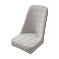 thumbnail image 2 of EGNMCR Home Decor, Room Decor, Wall Decor Large Arcs Half Pack Elastic Dining Table Chair Cover Half Round Household Chair Cover Cushion Backrest One Universals Chair Flock Stools Cover Cover, 2 of 6