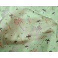 thumbnail image 4 of oneOone Silk Tabby Fabric Bird & Palm Tree Printed Fabric 1 Yard 42 Inch Wide, 4 of 4