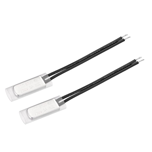 Unique Bargains KSD9700 Thermostat 80 Celsius N.C 5A Interrupteur de Contrôle de Température en Métal Bimétallique 2 Pcs