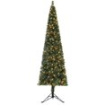 thumbnail image 1 of Home Heritage Pine 7 Ft Artificial Corner Christmas Tree Prelit 150 Lights, 1 of 11