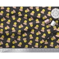 thumbnail image 3 of Soimoi polyester Crepe Fabric Cup,Plate & Chick Cartoon Print Fabric by the Yard 42 Inch Wide, 3 of 3