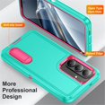 thumbnail image 3 of For Samsung Galaxy S26+ 5G 6.7" Phone Case with Built in Kickstand, Shockproof/Dustproof/Drop Proof Heavy Duty Military-Grade Rugged Protective Cover for Samsung Galaxy S26+ 5G,Green, 3 of 8