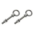 thumbnail image 2 of US Cargo Control Stainless Steel Shoulder Eye Bolts - Type 316-1/2"" x 4"" L - 2 Pack, 2 of 3