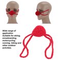 thumbnail image 4 of Hand Knitted Nose Warmer Cotton Nose Cover with Rope Design Unisex Multifunctional Nose Protector for Skiing, Snowboarding, Running, for Winter Outdoors Activities, 4 of 7