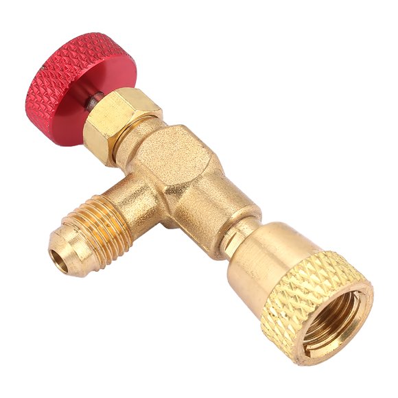 Valve d'Arrêt d'Eau Haute Résistance, Valve de Contrôle d'Eau Durable, pour Tuyau de Charge de Réfrigérant pour Connecteur de Tuyau R410A