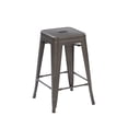 thumbnail image 3 of Mainstays 24 inch Metal Barstools Set of 4 Gunmetal Color, 3 of 7