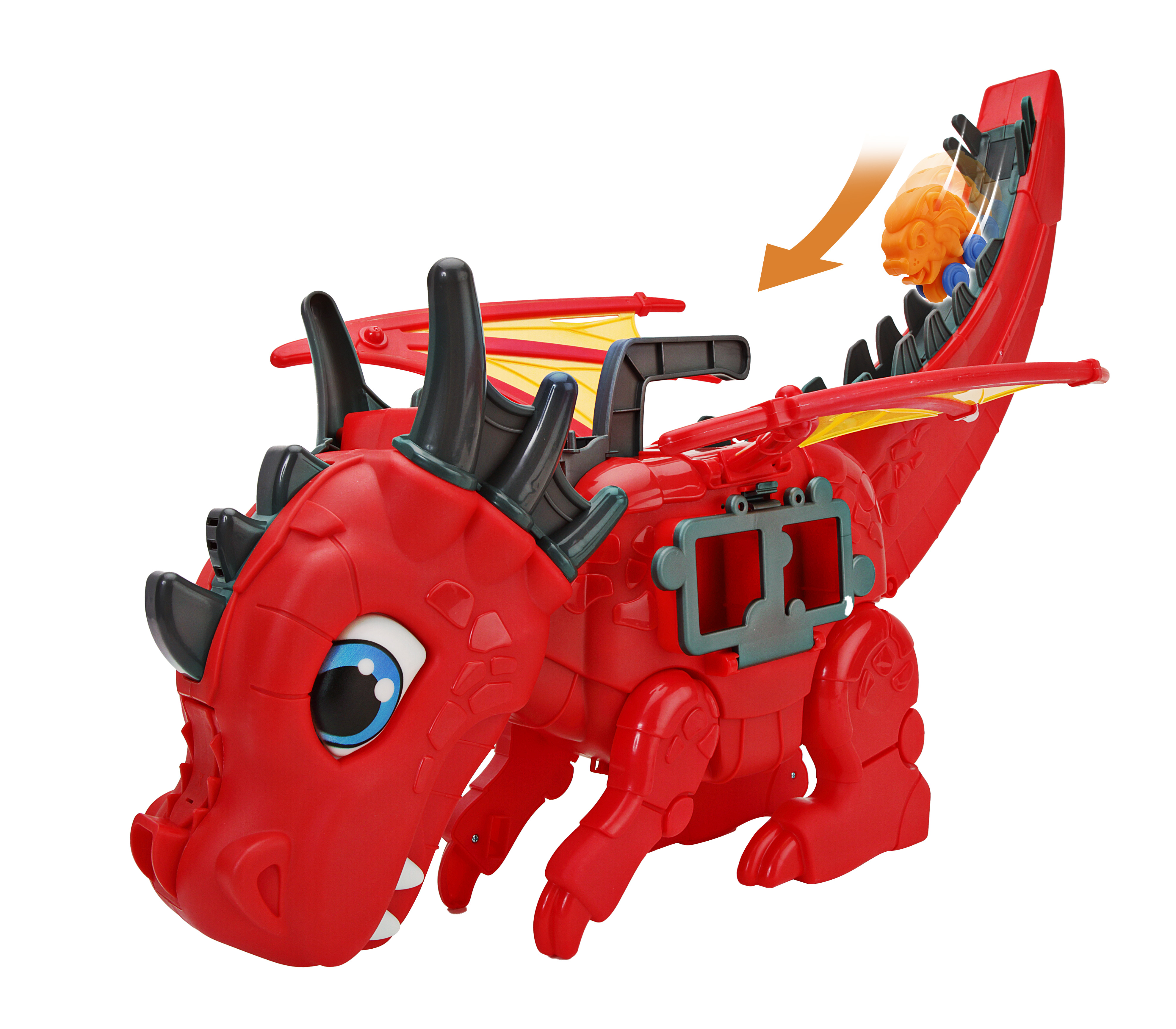 KID CONNECTION Voiture DRAGON Avec des effets lumineux et sonores, 21 pièces, jouet pour tout-petits