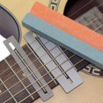 thumbnail image 3 of Moobody Guitar Luthier Tools Kit Guitar Fret Crowning File 3 in 1 Guitar String Winder Cutter Fret Rocker Fingerboard Guard Grinding Stone, 3 of 7