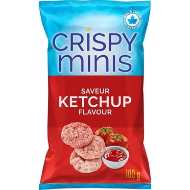 Quaker Crispy Minis Brown Rice Chips Ketchup