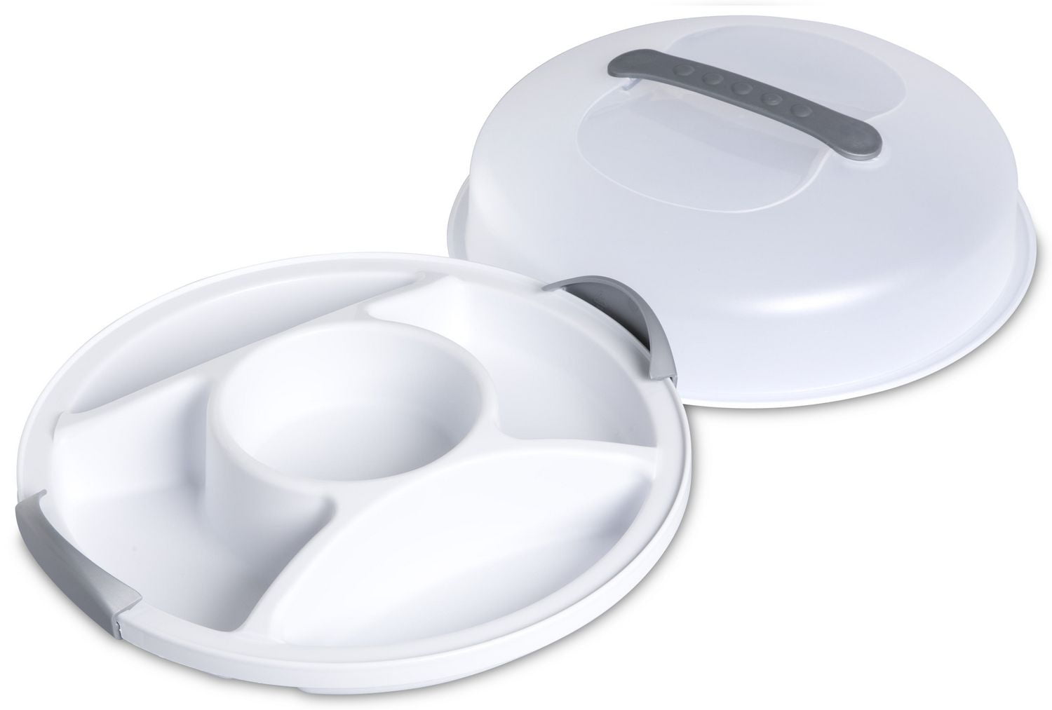 Plateau à collation de Sterilite en blanc