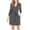 Gris Foncé, variante sur Pyjamas en Coton Doux pour Femmes Kimono Robe Courte en Coton pour Mariée et Demoiselle d'Honneur avec Dentelle Robes pour Femmes P-75 Noir G