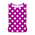 thumbnail image 2 of Plebaso Débardeurs d'Été pour Femmes Slim Imprimé Sans Manches Col Rond Tee-Shirts Froncés Blouses Décontractées pour Femmes, 2 of 4
