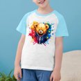 thumbnail image 2 of Feancey T-Shirt Graphique 3D Enfants Garçons Filles Mignon Imprimé Manches Courtes Hauts Doux Décontracté Col Rond Blouse Chandail d'Été T-Shirts Rabais de 90 pour Cent Liquidation Bleu 9 Ans, 2 of 9
