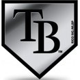 thumbnail image 2 of Tampa Bay Rays Chrome Auto Emblem, 2 of 2