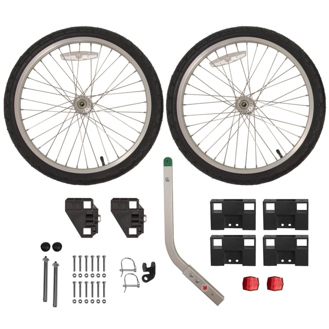 Wike Remorque de Vélo Cargo - Trousse de Remorque de Vélo à Plateau Bricolage