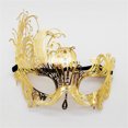 thumbnail image 2 of Masquerade Mask For Women, Metal Rhinestone Inlaid Half Face Cover Cosplay Costumes For Evening Prom Ball Party, 2 of 6