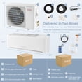 thumbnail image 3 of Costway Climatiseur Mini-Split 18 000 BTU avec Thermopompe et Télécommande, 3 of 10