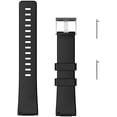 thumbnail image 1 of Navor Replacement Strap Wristbands Accessory Compatible for Fitbit Versa 2 / Fitbit Versa / Versa Lite / Versa SE Replacement Band Only [Large]- Black, 1 of 3