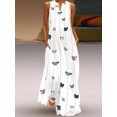 thumbnail image 2 of Innerwin Longues Robes Maxi à Imprimé Floral pour Femmes, Robe d'Été de Plage, Vacances, Sans Manches, Robe Débardeur Hawaïenne Style U m, 2 of 8
