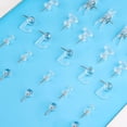 thumbnail image 3 of yuksok Hooks Clips Thumb Tacks Large pushpins office Clear, 3 of 5