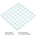 thumbnail image 3 of Unique Bargains 14x14" Wire Grid Panel, 1 Pack Metal Mesh Wall Decor Decorative Panels Board Photo Display Hanging, Blue, 3 of 5
