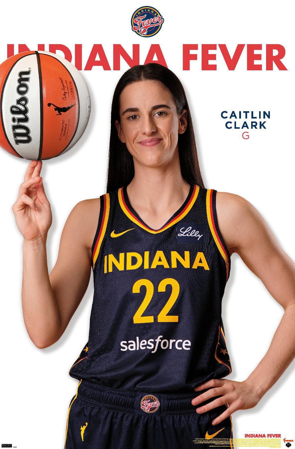 WNBA Indiana Fever - Caitlin Clark Feature Series 24 Wall Poster, 22.375" x 34"