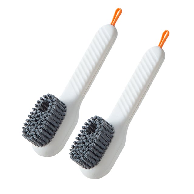 EGNMCR Brosses Ménage Brosse de Nettoyage à Poils Souples,Type à Pression Brosse à Ajout Automatique de Liquide Brosse Brosse
