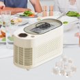 thumbnail image 1 of Elodie Desktop Ice Maker Countertop Compact Quickly Making for Household BBQ Picnic Cream White, 1 of 8