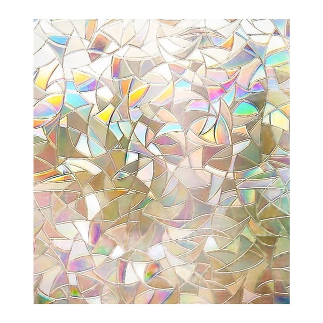 3D Non-Adhesive Window Film Decorative Privacy Static Clings Window Stickers Glass Film