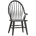 thumbnail image 1 of Liberty Furniture Hearthstone Ridge Windsor Back Arm Chair, Black (Set of 1), 1 of 7