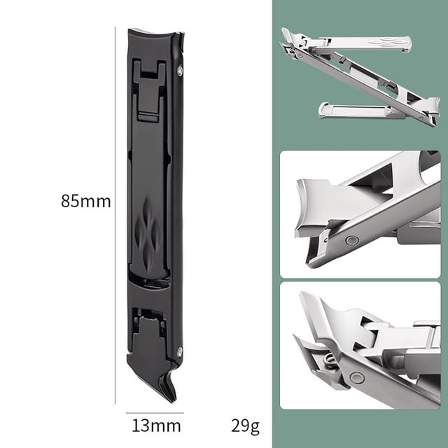 FcBaudy Nail Clippers Foldable Double Sided Nail Clipper Tool Nail Clipper