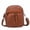 Brown, variant on Meitianfacai Vintage Shoulder Bag, Mini Crossbody Pouch with Multi-compartment for Large Screen Phone, Women's Cell Phone Bag with USB Port and Coin Purse, Retro Style Carrier (Black)