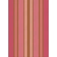thumbnail image 1 of Ahgly Company Tapis d'Intérieur Lavables en Machine Rectangle Transitionnel Rouge Cramoisi, 2' x 4', 1 of 7