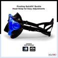 thumbnail image 3 of Masque de natation adulte Dolfino Pro Theos Bleu, 3 of 5