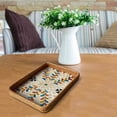 thumbnail image 5 of Rattan Woven Seashell Decorative Storage Tray for Living Room, Picnic, Coffee Table, and Dining Room, 5 of 5
